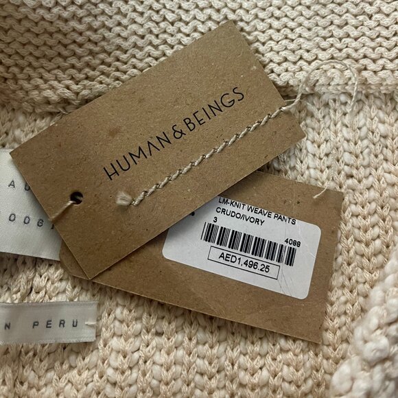 Lauren Manoogian Knit Weave Pants - Crudo/Ivory - Picture 4 of 4